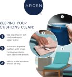 Arden Plush Modern Tufted Polyfill Chaise Cushion, 22 x 76, Arden x Alexandra Kay Collection, Water Repellent, Fade Resistant, Striped for The Heart - Image 6