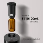 Waterless Diffuser for Essential Oil, Battery Operated Nebulizer, 0.7 Fl.Oz./ 20mL Capacity, Mini Scent Air Machine, 4 Timers & 3 Mist Levels for Home, Room, Car, Office - AN6 Black+White - Image 5