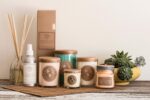 Eco Candle Co. Recycled Candle, Nag Champa, 18 oz. Double Wick - Scents of Plumeria, Asian Resins, & Sandalwood - 100% Soy Wax, No Lead, Kraft Paper Label & Lid, Hand Poured, Midwest Grown Soybeans - Image 4