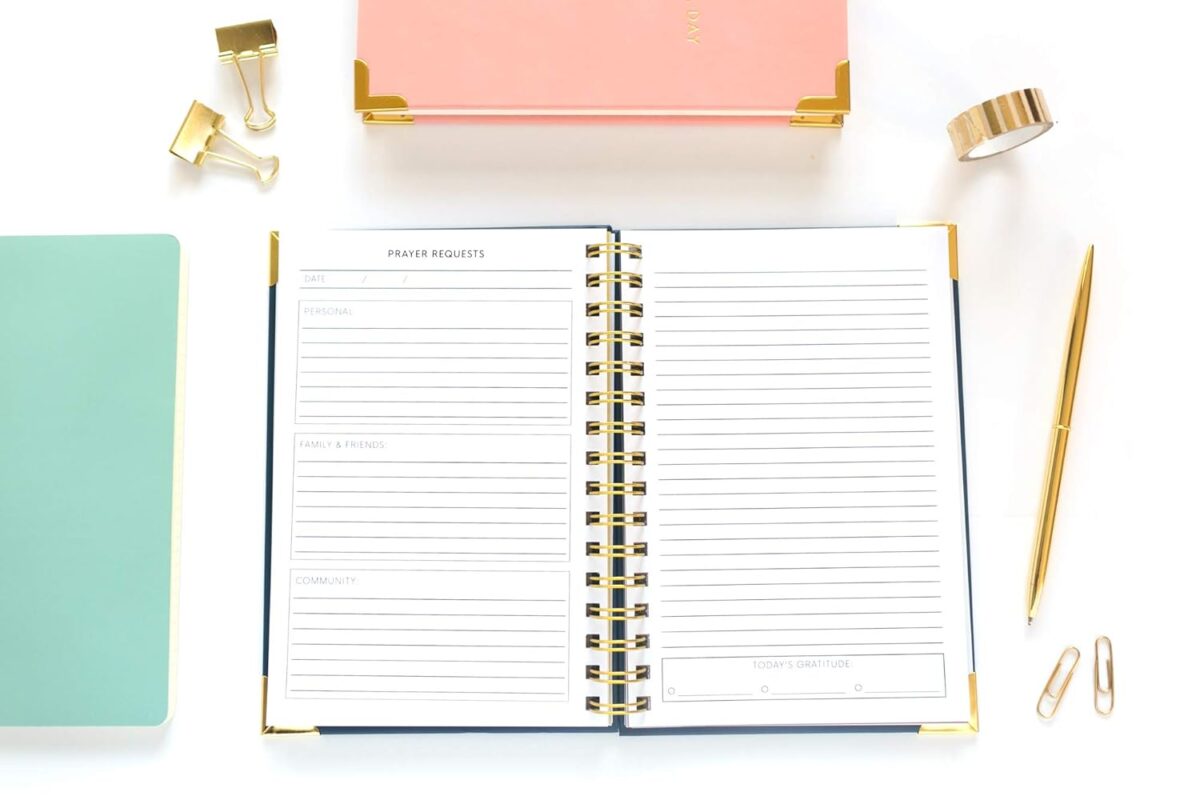 Prayer Journal for Women: An Inspirational Christian Bible Journal, Prayer Notebook & Devotional (Premium Gold Spiral-Bound Hardcover) - Image 2