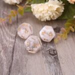 3Pcs/Pack Astrological Dices 12 Sided Polyhedral Dice Astrology Tarot Card Divination Zodiac Dices Set Brass Dice - Image 3
