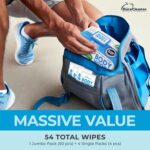 DuraCleanse Body Wipes for Adults Bathing No Rinse (2 Pack) 100 XL Shower Wipes + 8 Travel Bath Sheets - 9" x 12" Extra Thick Adult Disposable Washcloths for Elderly Incontinence & Camping Essentials - Image 2