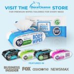 DuraCleanse Body Wipes for Adults Bathing No Rinse (2 Pack) 100 XL Shower Wipes + 8 Travel Bath Sheets - 9" x 12" Extra Thick Adult Disposable Washcloths for Elderly Incontinence & Camping Essentials - Image 8