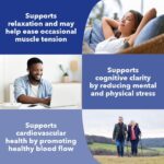 Anxie-T Plus - Extra Strength Stress Relief Supplement - Supports Mood & Mental Focus - Feel Calm and Relaxed - Eases Tension & Nervousness - Ashwagandha, Kava Kava, GABA & L-Theanine - 60 Capsules - Image 3