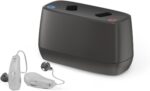 Jabra Enhance Select 50R OTC Hearing Aids, Audiology Team Care Included, Bluetooth Streaming for Calls, Music, Media for iOS & Android, Nearly Invisible & Comfortable, Noise Reduction - Grey