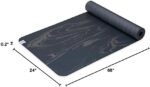 Gaiam Dry-Grip Yoga Mat - 5mm Thick Non-Slip Exercise & Fitness Mat for Standard or Hot Yoga, Pilates and Floor Workouts - Cushioned Support, Non-Slip Coat - 68 x 24 Inches - Image 11