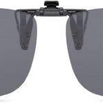 CAXMAN Polarized Clip On Sunglasses Over Prescription Glasses for Men Women UV Protection