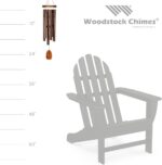 Woodstock Wind Chimes Amazing Grace Chime Medium (24'') Bronze Wind Chime Inspirational and Memorial Gifts Wind Chimes for Outside Patio Home or Garden Decor - Image 3