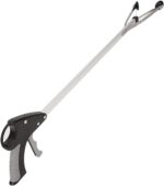 Vive Suction Cup Grabber Reacher 32" - Elderly Grab It Reaching Pickup Tool Heavy Duty for Seniors - Trash, Sticks, Litter Picker Upper - Extra Long Reach Handle & Handy Extension Arm Claw