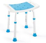 Bariatric Shower Chair 500lbs,Padded Shower Stool for Inside Shower,Shower Bench with 6 Height Adjustable Tube,FSA/HSA Eligible (1 Count (Pack of 1))