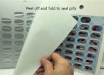 12 Cards and 12 Blisters for 31 Day Monthly Cold Seal Pill Blister Pack - Image 2