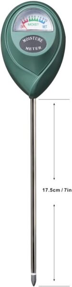 XLUX Soil Moisture Meter, Plant Water Monitor, Hygrometer Sensor for Gardening, Farming, Indoor and Outdoor Plants, No Batteries Required - Image 3
