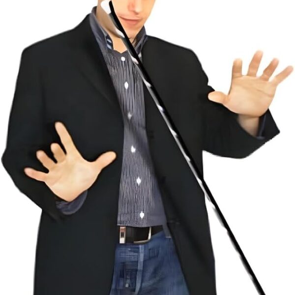 MilesMagic Magician's Dancing in Air Wand Floating 34'' Balanced Cane Levitation Magic Trick