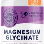 Vimergy Magnesium Glycinate – Stress Support – Chelated to Avoid Tummy Upset*– Promotes Heart Health & Energy*– Kosher, Vegan Gluten-Free – 180 Caps