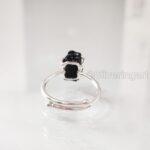 Natural Black Tourmaline Ring, Rough Tourmaline Ring, October Birthstone, Bohemian Ring, 925 Sterling Silver, Womens Ring, Christmas, Thanksgiving, Handmade, Statement Jewelry, Raw Gemstone Jewelry - Image 7