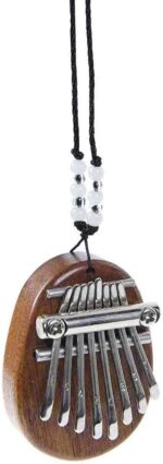 8 Key Mini Kalimba exquisite Finger Thumb Piano Marimba Musical good accessory Pendant Gift - Image 4