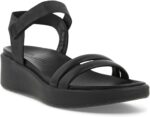 ECCO Women's Flowt Luxery Wedge Ankle Strap Sandal