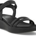 ECCO Women's Flowt Luxery Wedge Ankle Strap Sandal