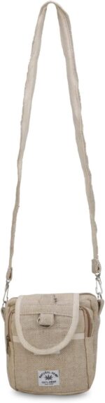 Pure Hemp Bag Handicraft Stylish Sling Bag Elegant Style Bag For Travel & Walk