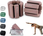 Weighted Bangles – Adjustable Ankle and Wrist Weights for Women & Men – Set of 2 Ankle Weights for Versatile Use on Legs, Arms, and Wrists (1lb Each)