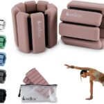 Weighted Bangles – Adjustable Ankle and Wrist Weights for Women & Men – Set of 2 Ankle Weights for Versatile Use on Legs, Arms, and Wrists (1lb Each)