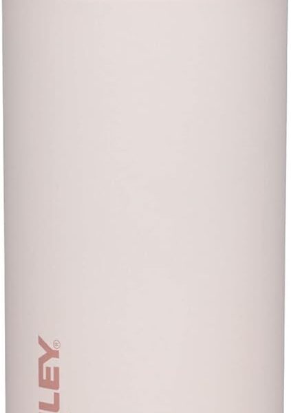 Stanley Quick Flip GO Water Bottle 24 oz | Push Button Lid | Leakproof and Packable for Travel and Sports | Insulated Stainless Steel | BPA-Free | Rose Quartz