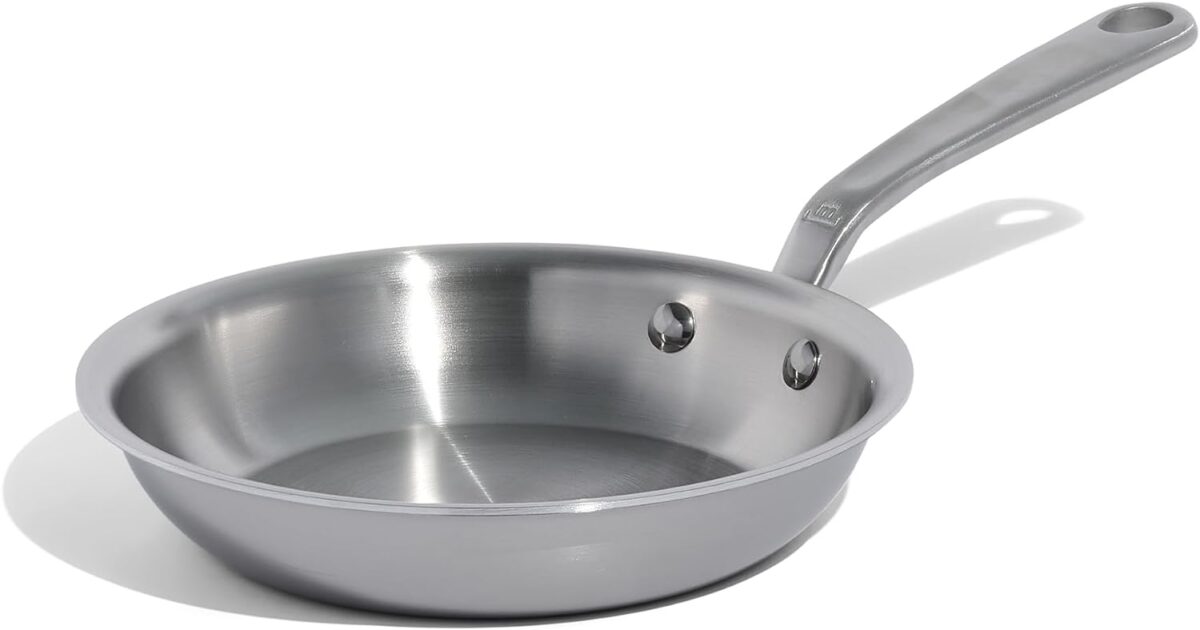 Made In Cookware - 8-Inch Stainless Steel Frying Pan - 5 Ply Stainless Clad - Professional Cookware - Crafted in Italy - Induction Compatible - Image 1