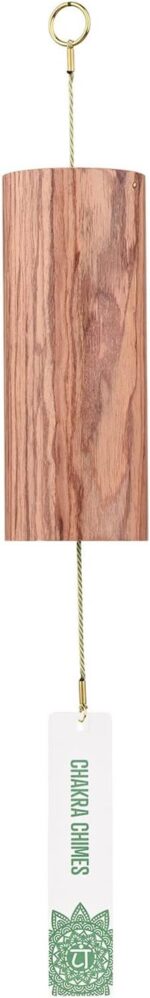 Chakra Chimes Natural Bamboo Wind Chimes Meditation Chord Windchime Wind Bell for Home Decoration Zen Mindfulness Heart Chakra - Image 7
