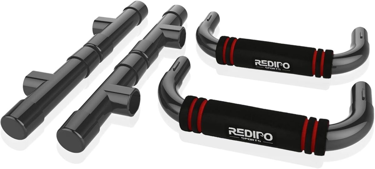 Push Up Bars Strength Training - Workout Stands With Ergonomic Push-up Bracket Board with Non-Slip Sturdy Structure Portable for Home Fitness Training, Push Up Stands Handle for Floor Workouts - Image 7