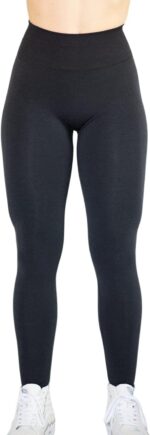 AUROLA Workout Leggings for Women Seamless Scrunch Tights Tummy Control Gym Fitness Girl Sport Active Yoga Pants - Image 3