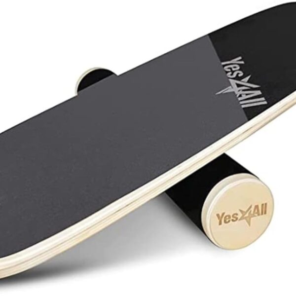 Yes4All Balance Board Sports Trainer, Surf Trainer Board With Adjustable Stoppers, Improve Core Strength and Balance Control