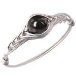 (Handmade rings Genuine Black tourmaline ring sterling silver rings for women healing crystal October birthstone jewelry eye ring handmade by GRB ROY(9)