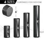 Yes4All High-Density Foam Roller for Back Pain Relief, Yoga, Exercise, Physical Therapy, Muscle Deep Tissue Massage 12-18-24-36 - Black - 18 Inches - Image 4
