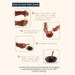 Palo Santo Smudging Sticks (Approx 240 Grams|8 Oz) from Peru -100% Natural Incense, Premium High Resin for Spiritual Cleansing-Substantially Hand-Picked Ethically Wild Harvested-Sustainable Packaging - Image 2