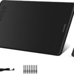 HUION Inspiroy H950P Drawing Tablet, 8x5 inch Digital Art Tablet with Battery-Free Stylus, 8192 Pen Pressure, Tilt, 8 Hot Keys, Graphic Tablet for Design, Writing, OSU, Work with Mac, PC, Mobile