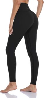 HeyNuts Workout Pro Leggings, High Waisted Compression Gym Tummy Control Athletic Yoga Pants - Image 3