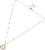 Gold Necklace for Women Zodiac Necklace 14K Gold Plated Rotatable 12 Constellation Necklaces Astrology Gold Jewelry for Women Fashion Birthday Gifts - Image 4