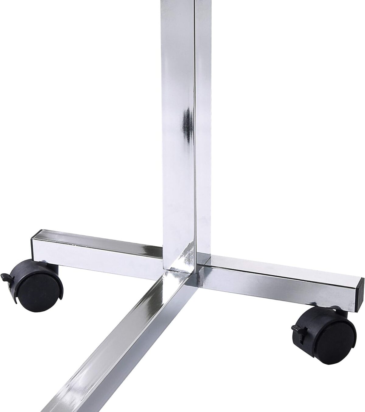 Vaunn Medical Adjustable Tilt Overbed Bedside Table with Wheels for Hospital and Home Use - Image 5