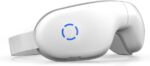 Eye Massager with Heat, Heated Eye Mask with Bluetooth Music, Massages Eye Muscles, Eye Care Gift with 5 Massage Modes and 180° Folding Design, Gifts for Friend, Mom and Dad