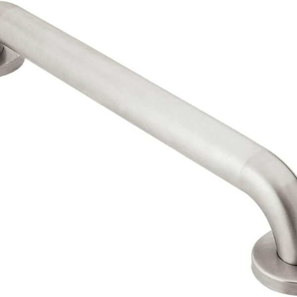 Moen Bathroom Safety 24-Inch Shower Grab Bar with Concealed Screws for Elderly or Handicapped, R8924P