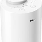 Waterless Diffuser for Essential Oil, Battery Operated Nebulizer, 0.7 Fl.Oz./ 20mL Capacity, Mini Scent Air Machine, 4 Timers & 3 Mist Levels for Home, Room, Car, Office - AN6 White