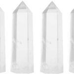 Healing Crystal Wands | 2" Clear Quartz Crystal Wand 6 Faceted Reiki Chakra Meditation Therapy 4 PCS