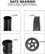 BLUERISE Ab Roller Wheel 2 Types Ab Roller No Noise Ab Wheel Easy to Assemble Home Workout Equipment Portable Abs Workout Equipment for Home - Image 6