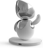 Eilik Silver - Touch Interactive Desk Companion Toys, Cute Robot Pets with Abundant Emotions. Funny Animations&Mini-Games, Birthday Gifts for Girls and Boys. Constantly Update(Chrome Silver Version) - Image 5