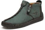 Medieval Boots black blue army green olive green Leather Renaissance barefoot boots professional shoes cover the whole foot Zipper adult soft sole Boots for Women born shoes