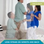 Able Life Universal Standing Handle, Portable Standing-Aid Equipment for Easy and Safe Transfers, Ergonomic Lift Assist Grab Bar for Adults, Seniors, and Elderly, Sit-to-Stand Lifting Aid, Blue - Image 4