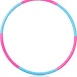 Liberry Kids Exercise Hoop, Detachable & Size Adjustable Toy Hoop, Professional Hoola Rings for Kids, Blue,pink
