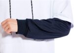 GURUNVANI Contrast Color Pullover Hoodie Mens Patchwork Hoodies Men - Image 3