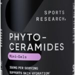 Phytoceramides 350mg per softgel - Plant Derived Ceramides for Healthy Skin and Hydration - Non GMO with No Fillers or Synthetic Vitamins - 30 Liquid softgels