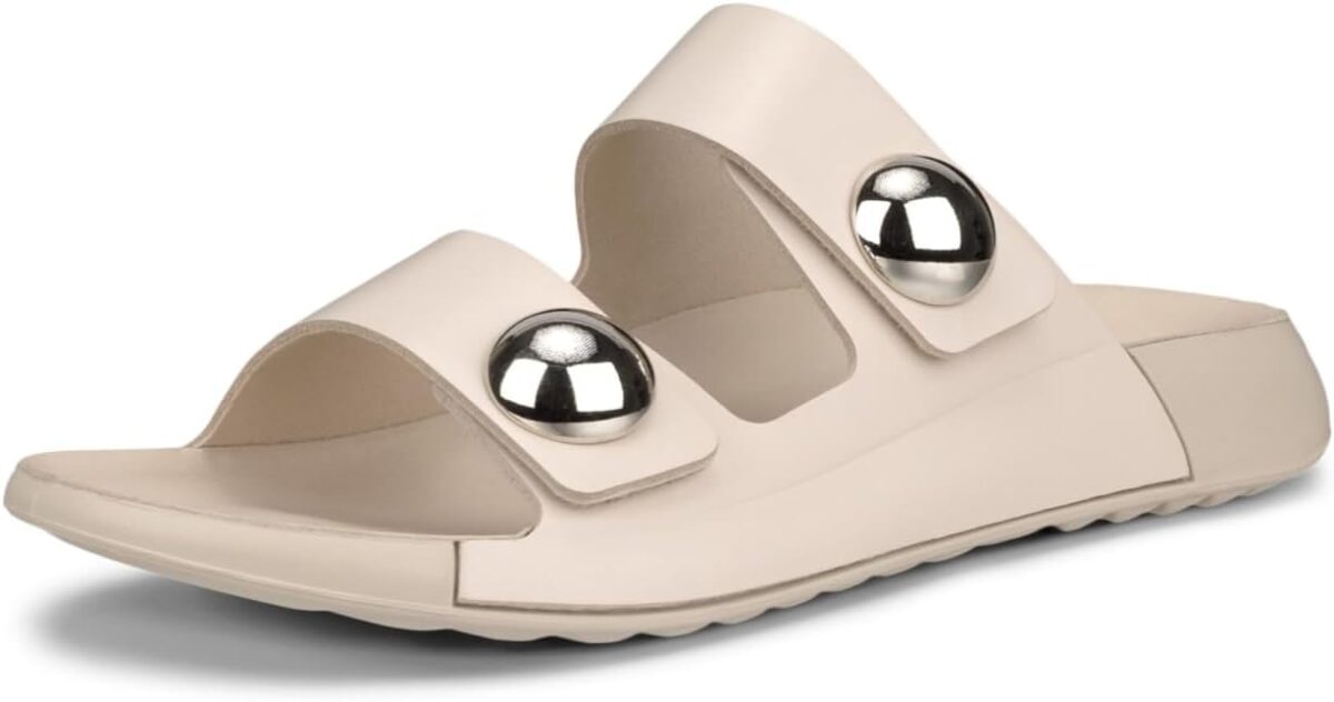 ECCO Women's Cozmo Two Band Button Slide Sandal - Image 1